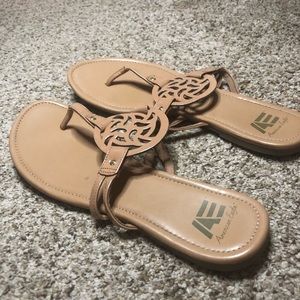 Tan thong sandal size 11